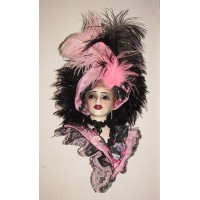 Unique Creations Limited Edition Lady Face Mask Wall Hanging Decor   283069162752